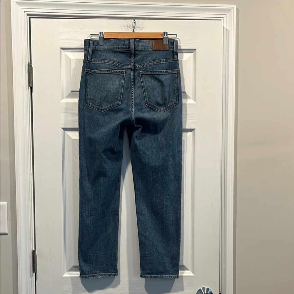 Madewell Classic Straight Blue Jeans Size 26 - Picture 3 of 15